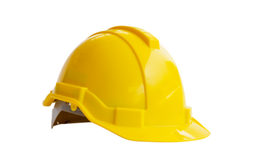 yellow hard hat, safety helmet