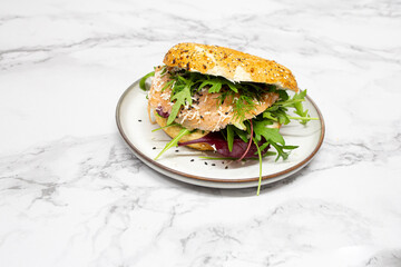 Bagel salmon