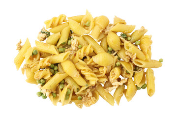 Tasty delicious pasta isolated on transparent background	