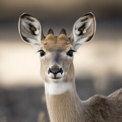 close up of a deer