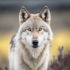 Naklejka na ściany i meble portrait of a wolf
