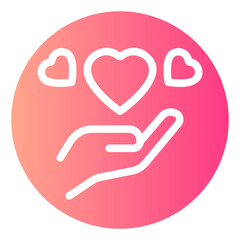 heart gradient icon