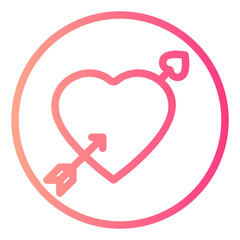 cupid gradient icon