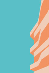 minimalist abstract architecture vector graphic 