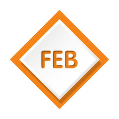 Bullet with February month.