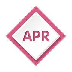 Bullet with Aprill month.
