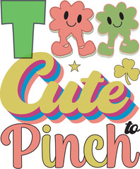 St. Patrick’s Day Retro Sublimation Design