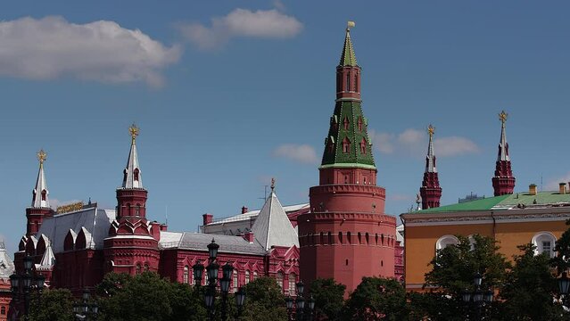 Moscow Museum Towers Time Lapse