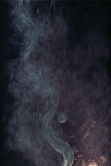 smoke against a dark background. dry ice smoke.