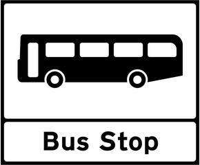 Bus and cycle signs REF2023004 – Road traffic sign images for reproduction - Official Edition