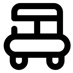 Bus line icon