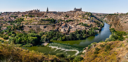 Fototapeta na wymiar Toledo Spain Panorama