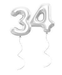 34 Balloon Number