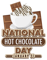 National Hot Chocolate Day Banner Design