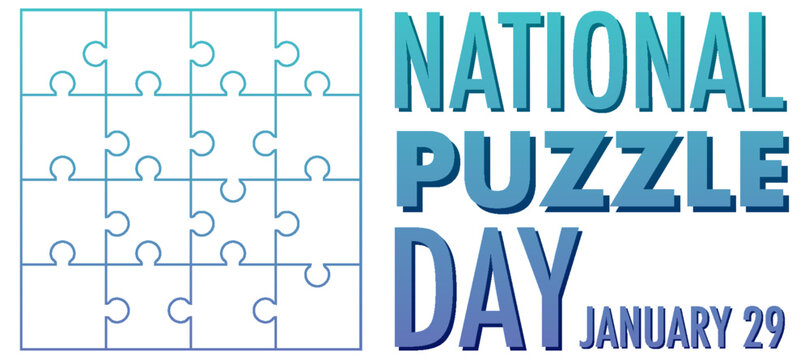 National Puzzle Day Banner