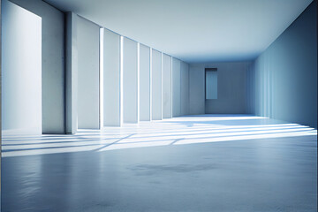 Advanced background High-end venue space 3D rendering