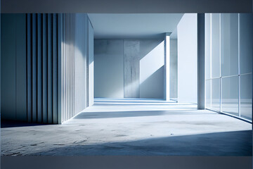 Fototapeta premium Advanced background High-end venue space 3D rendering
