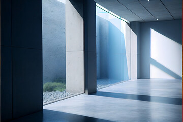 Advanced background High-end venue space 3D rendering