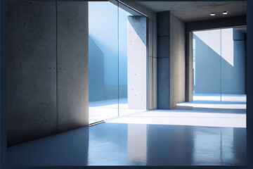 Advanced background High-end venue space 3D rendering