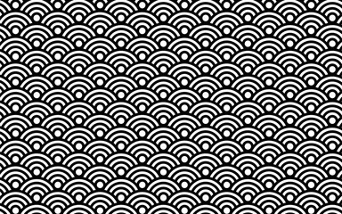 black wave pattern for background