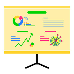 presentation marketing planning vector art, business plan strategy, business analytics