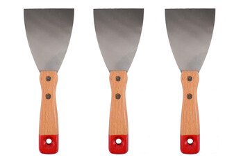 Putty knife tool isolated on transparent background