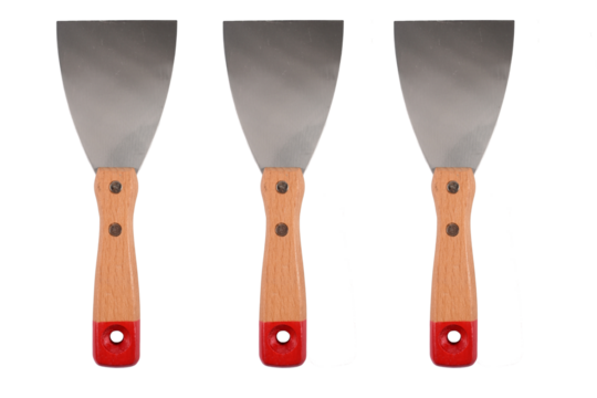 Putty knife tool isolated on transparent background
