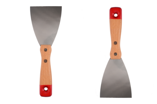 Putty knife tool isolated on transparent background