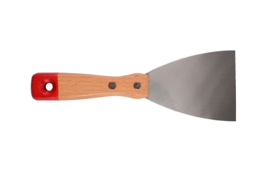 Putty knife tool isolated on transparent background