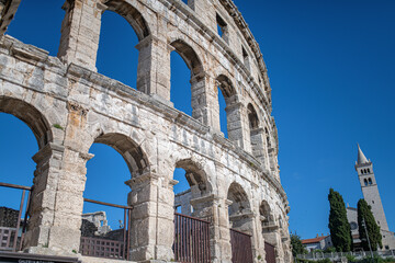 Fototapeta premium Pula Arena Roman amphitheater