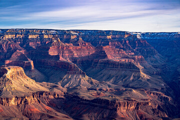 Fototapeta na wymiar Morning in the Grand Canyon National Park