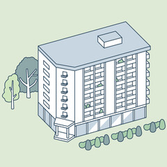 高層マンションの自宅