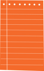 Sweet ripped paper note illustration