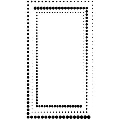 Abstract Geometric Black Dot