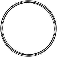 Abstract Geometric Black Line