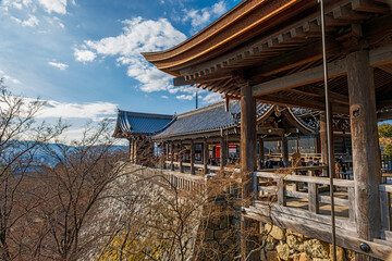 京都 清水寺 本堂の風景