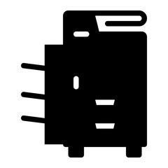 Copy Machine glyph icon