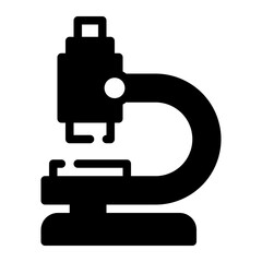 Microscope glyph icon