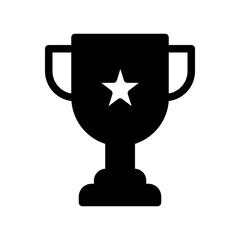 Trophy glyph icon