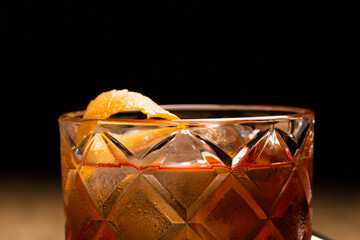 Negroni cocktail, classic Italian bitter aperitif
