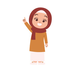 Muslim Woman illustration. Arabian Woman Wear hijab