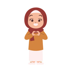 Muslim Woman illustration. Arabian Woman Wear hijab