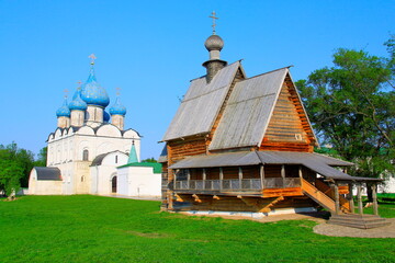 Fototapeta na wymiar Suzdal village in Golden Ring of Russia, idyllic landscape