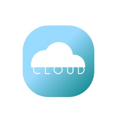Vector illustration a cloud