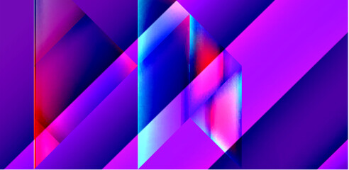 Fototapeta premium Dynamic triangle design with fluid gradient colors abstract background