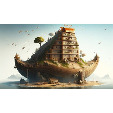 the  grounded heights of Noah