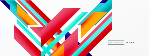 Dynamic lines background. Wallpaper for concept of AI technology, blockchain, communication, 5G, science, business and technology