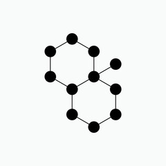 Molecule Icon - Vector, Sign and Symbol for Design, Presentation, Website or Apps Elements