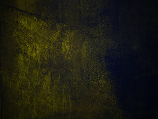 Abstract wall painting yellow and grey.Cements background abstract texture