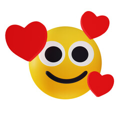 Lovely Emoticon 3D Icon